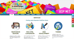 Desktop Screenshot of gsocialdesigns.com